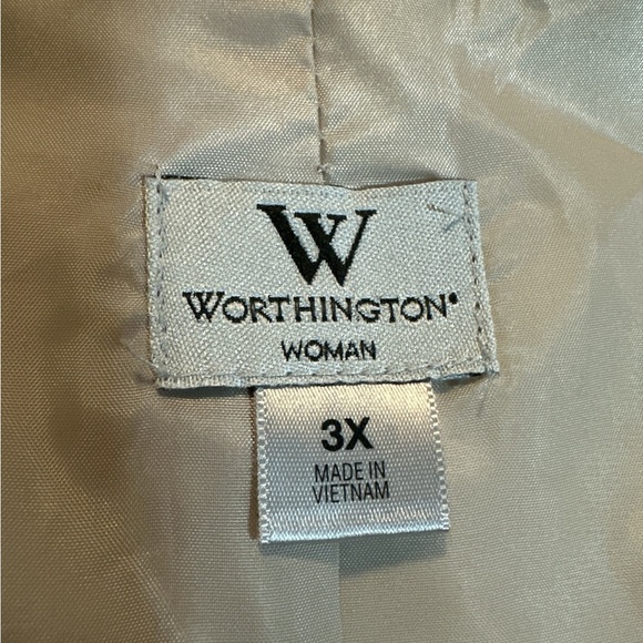 Worthington Women's Cream Pea Coat - Picture 2 of 6